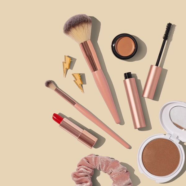 Rose Gold Makeup Brush Set